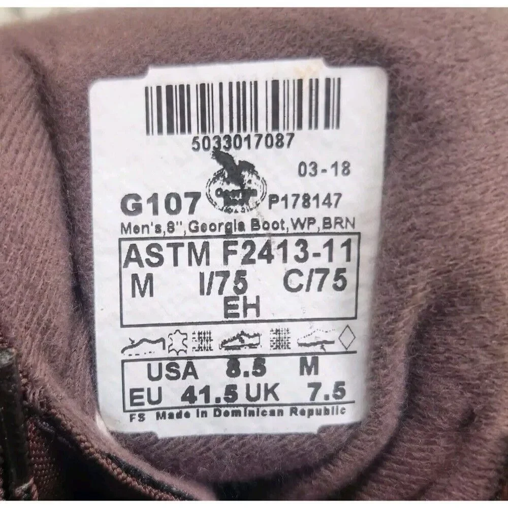 Georgia Boot G107 8